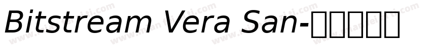 Bitstream Vera San字体转换